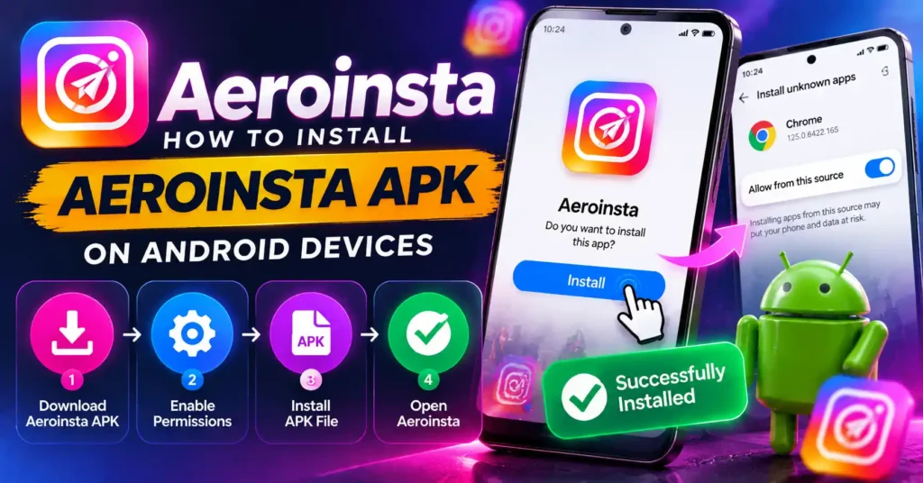 Install Aeroinsta APK